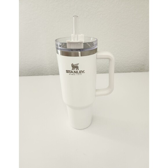 Stanley Other - Stanley the big grip travel quencher Cup 40oz Brilliant White  Used Please See